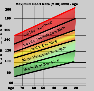 Fat Burning Range Chart