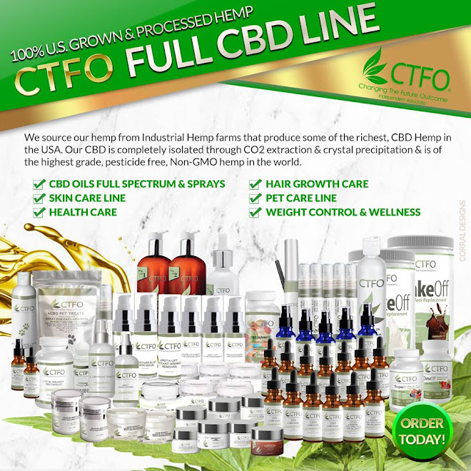 CTFO CBD FULL PRODUCT LINE HEMP (NON THC)