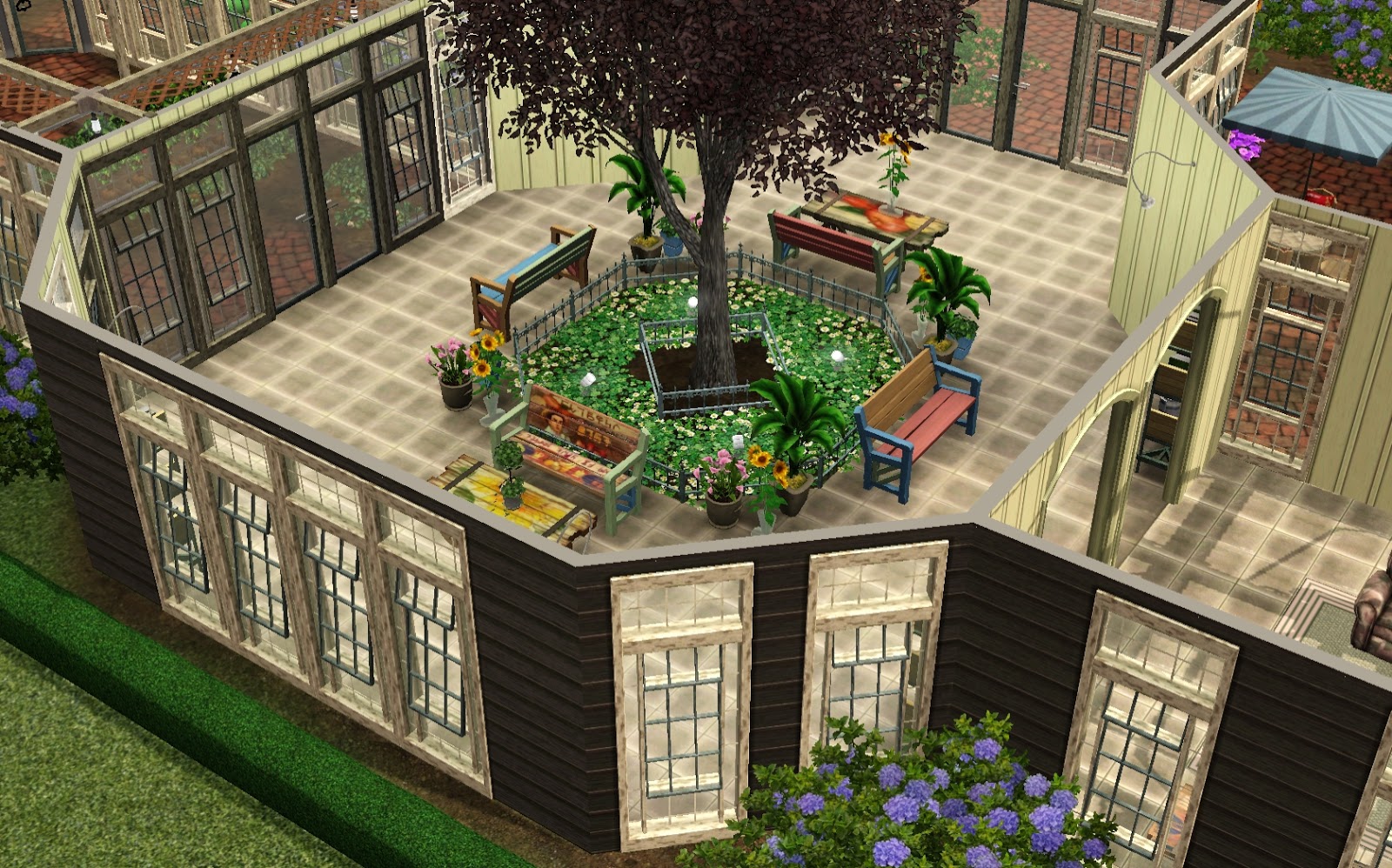 AznSensei's Sims 3 Store Blog Stones Throw Greenhouse Venue Review