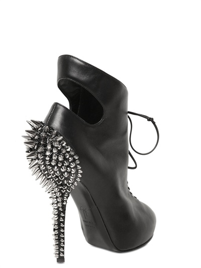 spiked booties