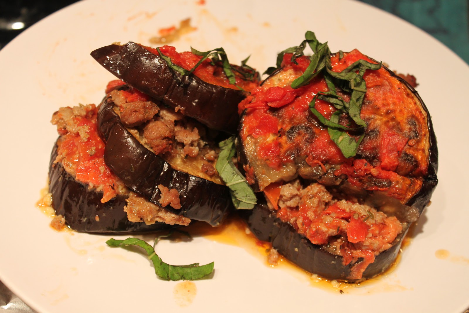 River North Paleo Girl Italian Sausage and Eggplant Strata