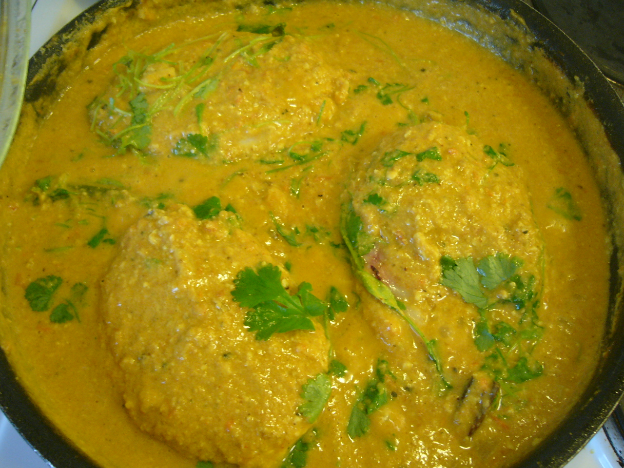 It's all about the food: Creamy North Indian Fish Curry via Anjjum's