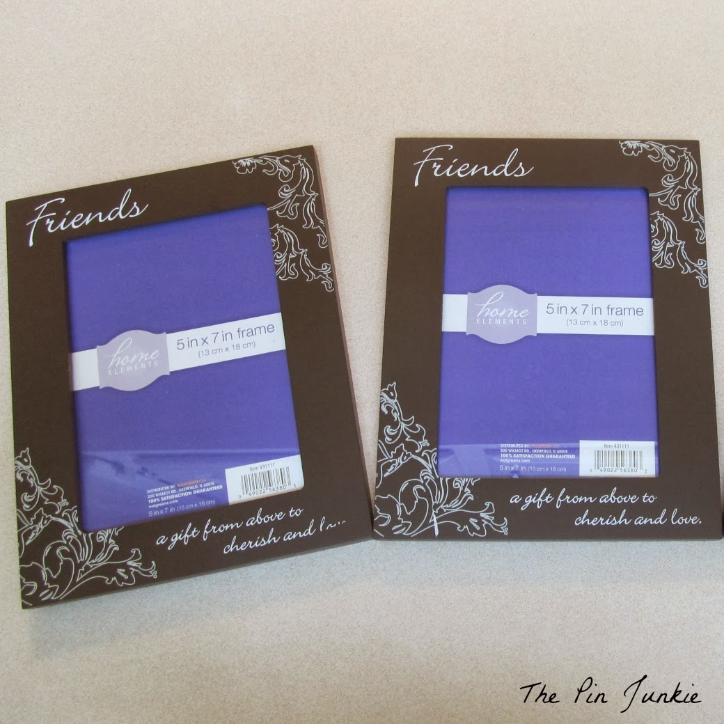 Dollar Store Craft Painted Fall Picture Frames