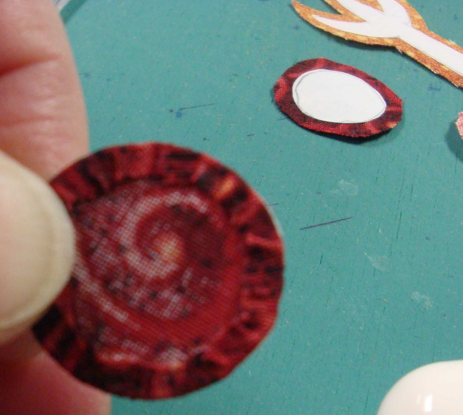 FABRIC THERAPY Glue stick applique, the tutorial PART THREE...