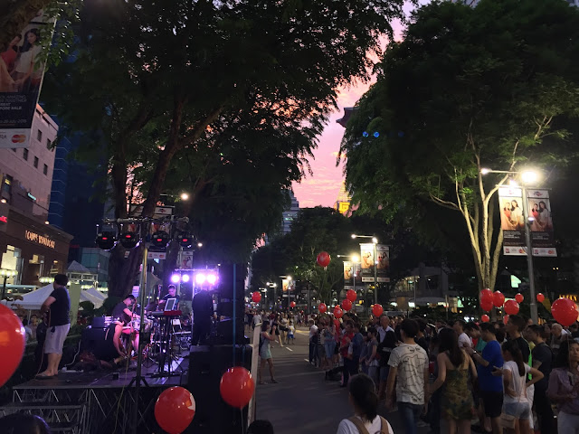 Pedestrian Night on Orchard Road - July 2015