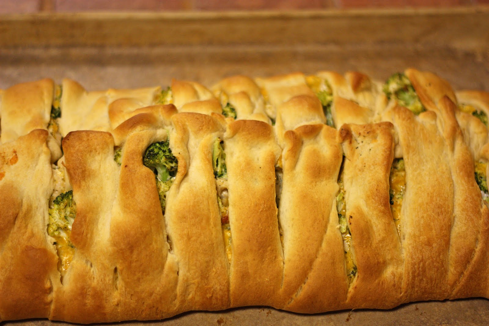 Just a Spoonful of Chicken Broccoli Braid