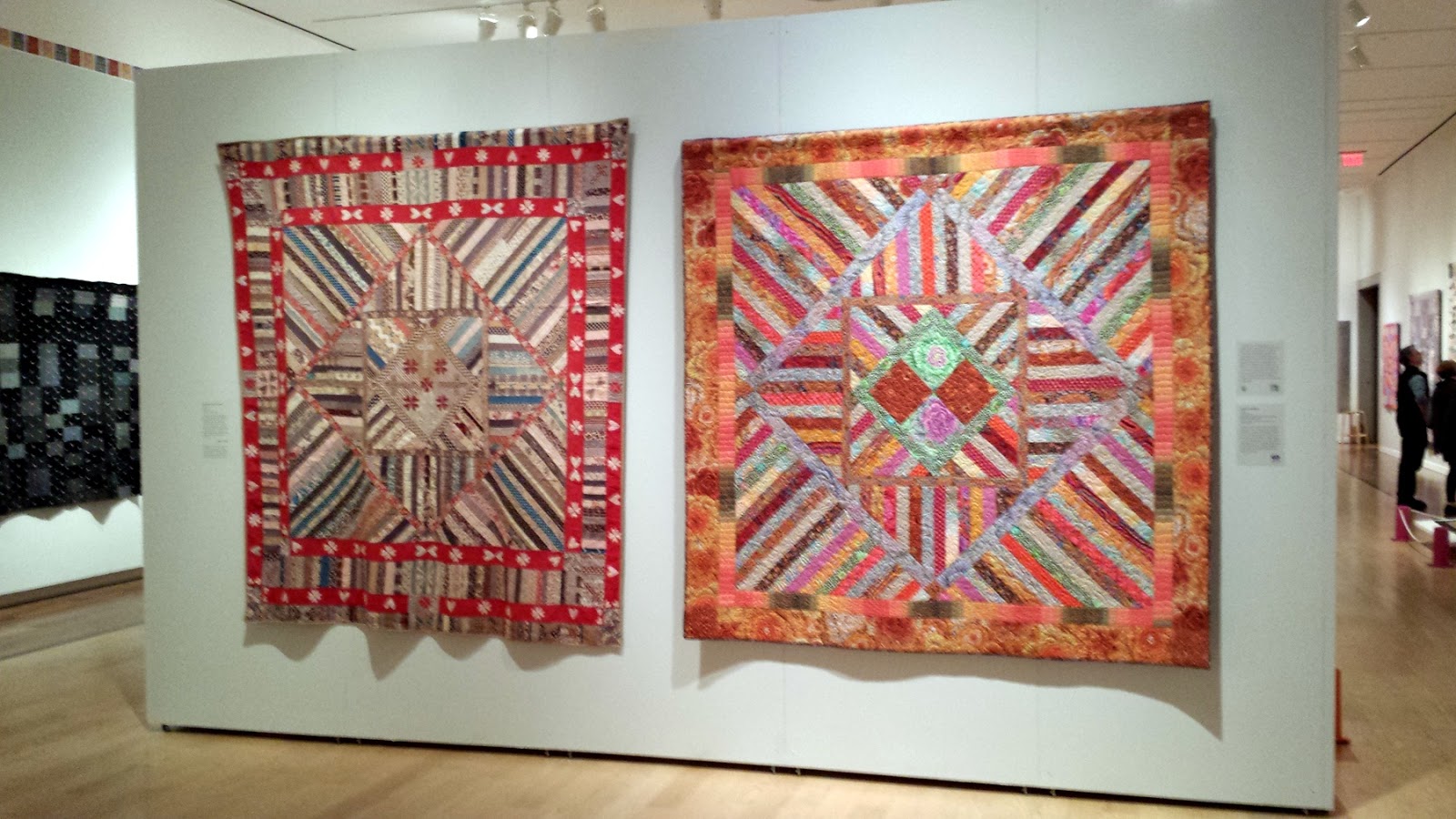 Quilty Habit Visit to the Michener Art Museum "Blanket Statements" by