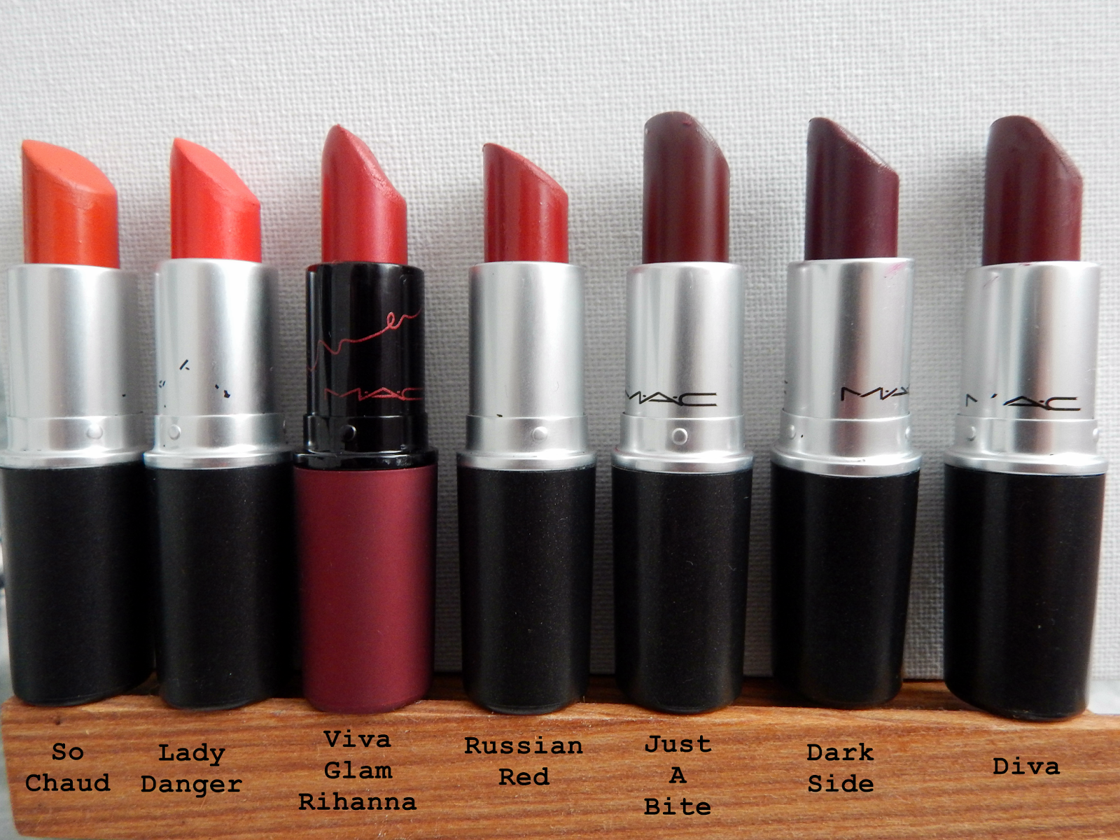 Tanjawhatsername Mac Lipstick Collection The Oranges And Reds