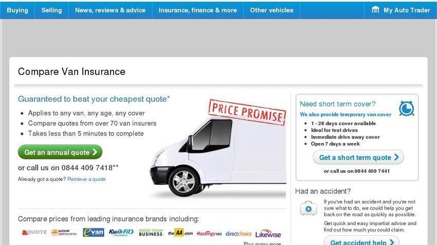 Comparethemarket.com - Van Insurance Compare