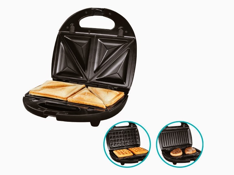 SilverCrest Kitchen Tools 3in1 Sandwich Maker/Grill Lidl Opinions