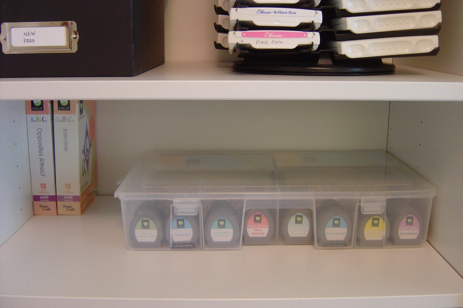 BusyLiz Cricut Cartridge Storage