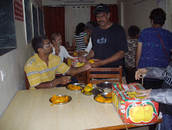 "India's famous "ALPHONSO(HAPPUS) MANGOES" for Dessert on Saturday night.