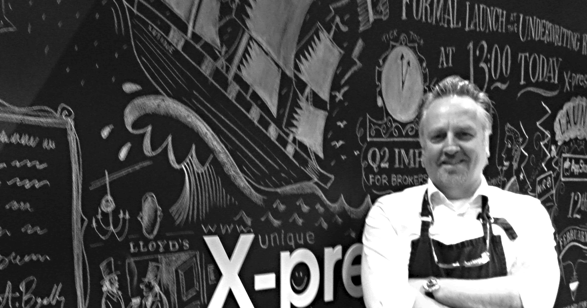 PETER GANDER FINE ART Chalkboard visualising, Lloyd’s building