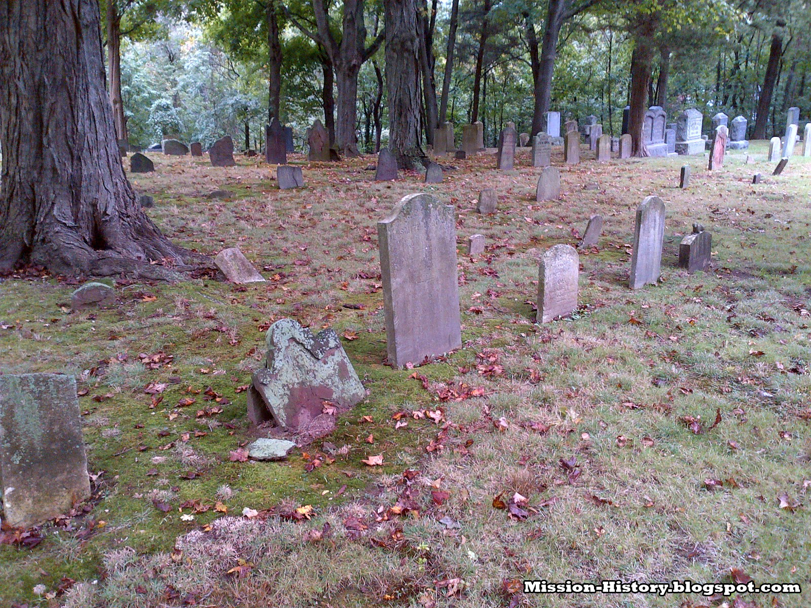 Mission History Underhill Burial Ground