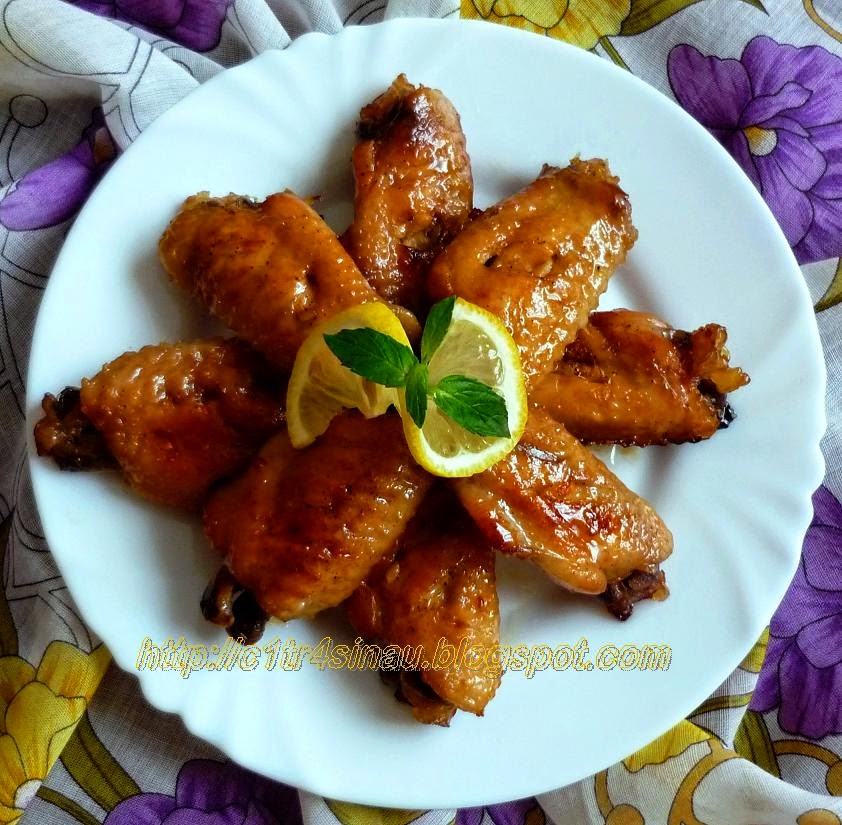 Citra's Home Diary Lemon Honey Chicken Wings