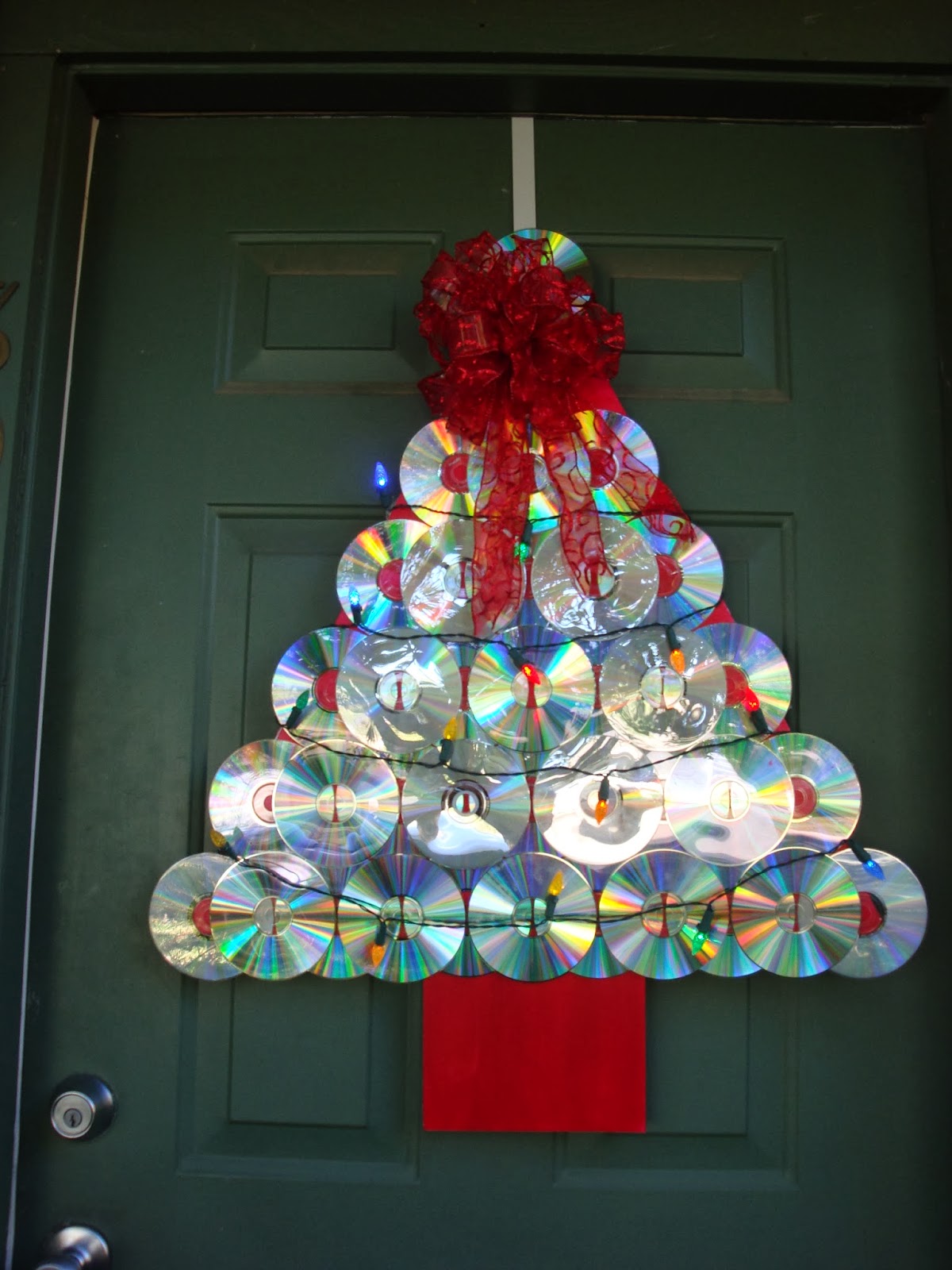 The Art Of Up-Cycling: Christmas Door Decorating Ideas- Fab Decorating
