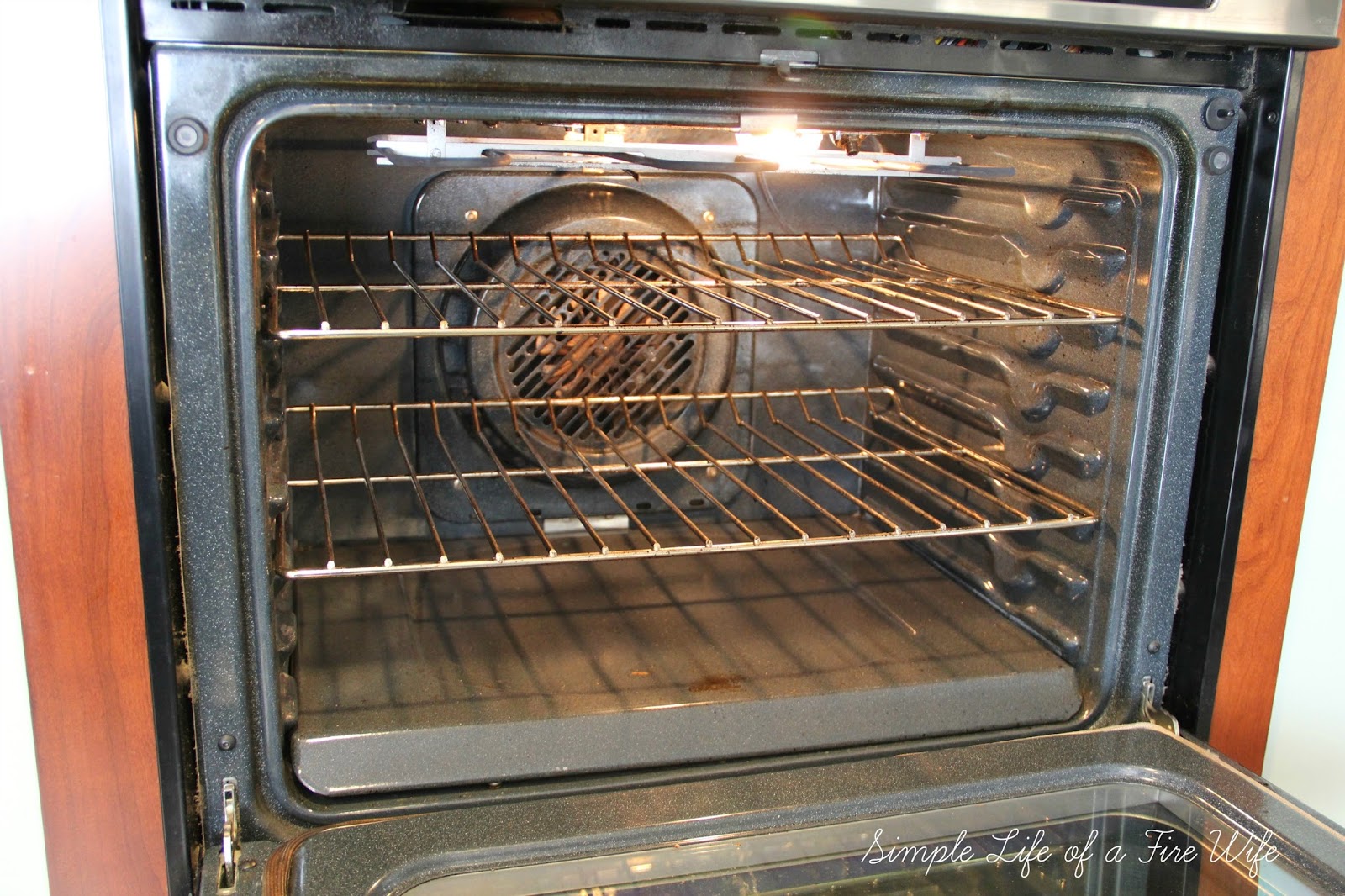 Simple Life of a Fire Wife Spring CleaningThe Oven