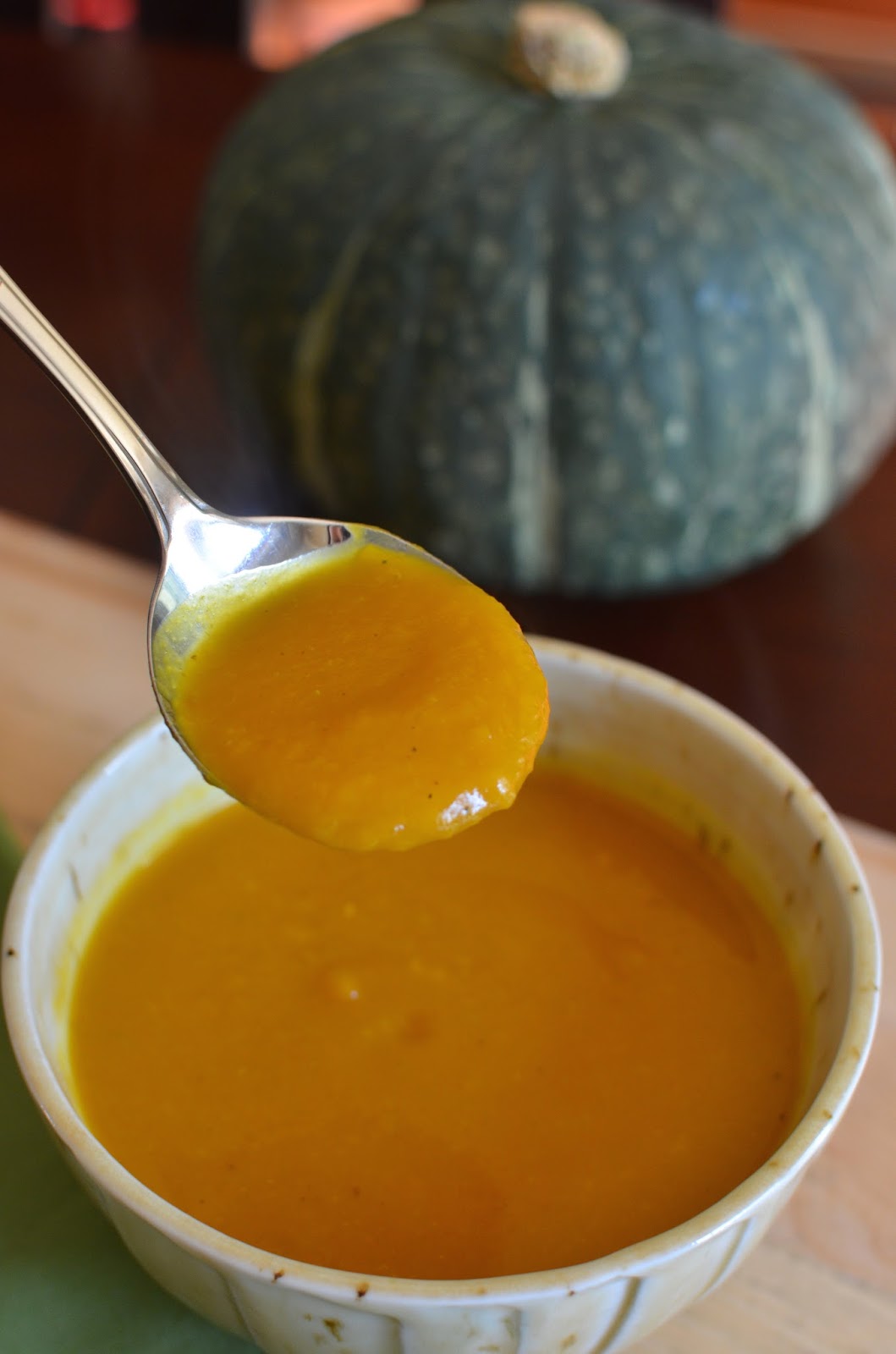 Playing with Flour Roasted kabocha squash soup