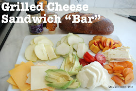 Grilled cheese sandwich bar