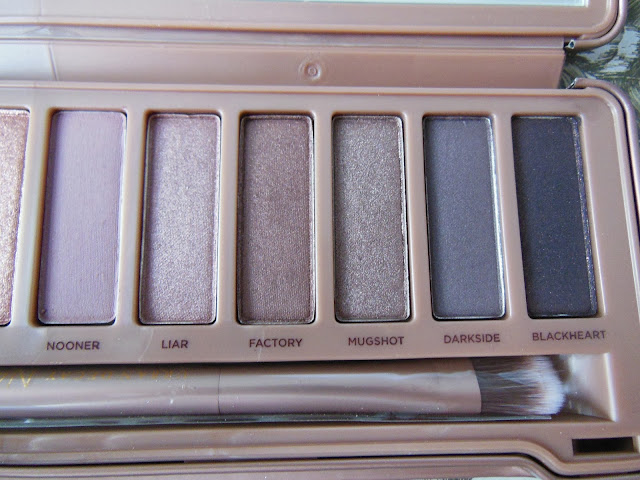Urban Decay Naked 3 palette eye shadows close up