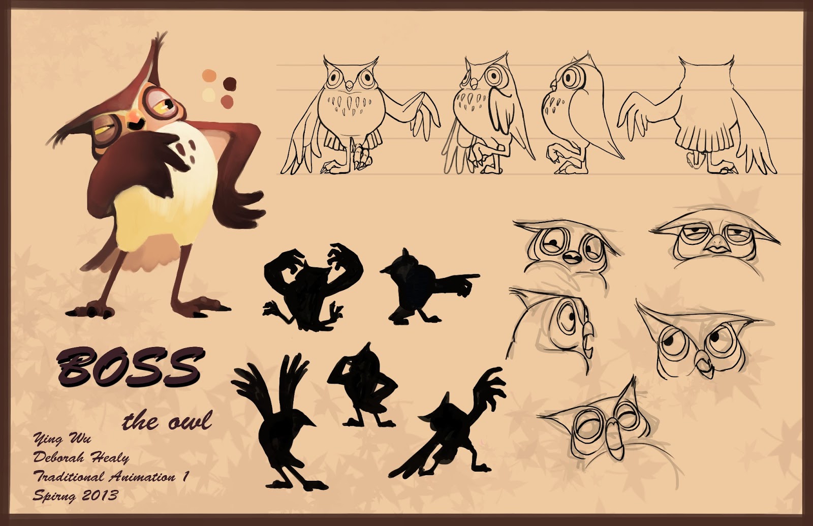 era owl character design owl character design