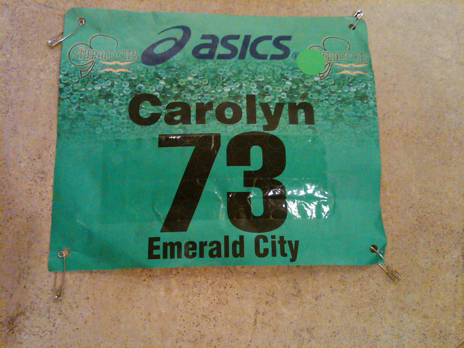 Running Life's Journey Bib & Chip Etiquette