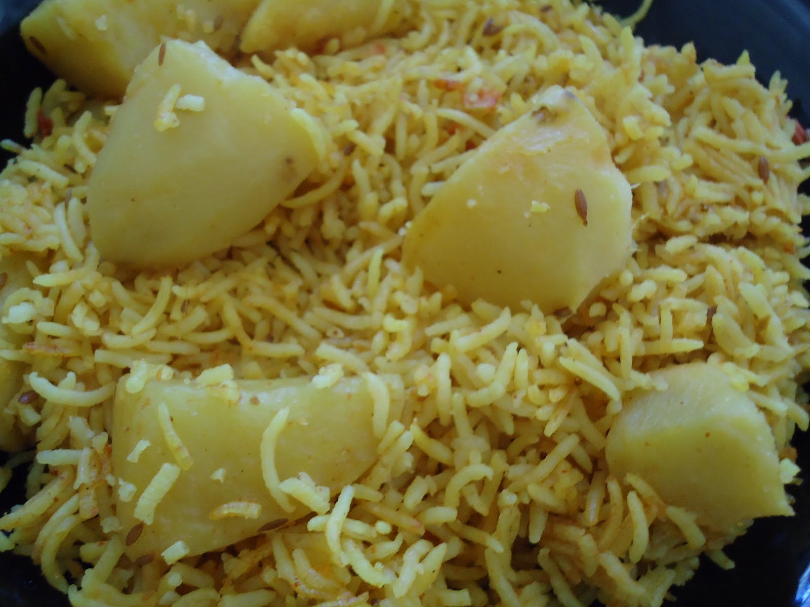 morEwish Cuisine by Mahwish Aaloo ki Tahari (Potato Rice)