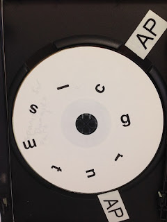 CD with letters word game