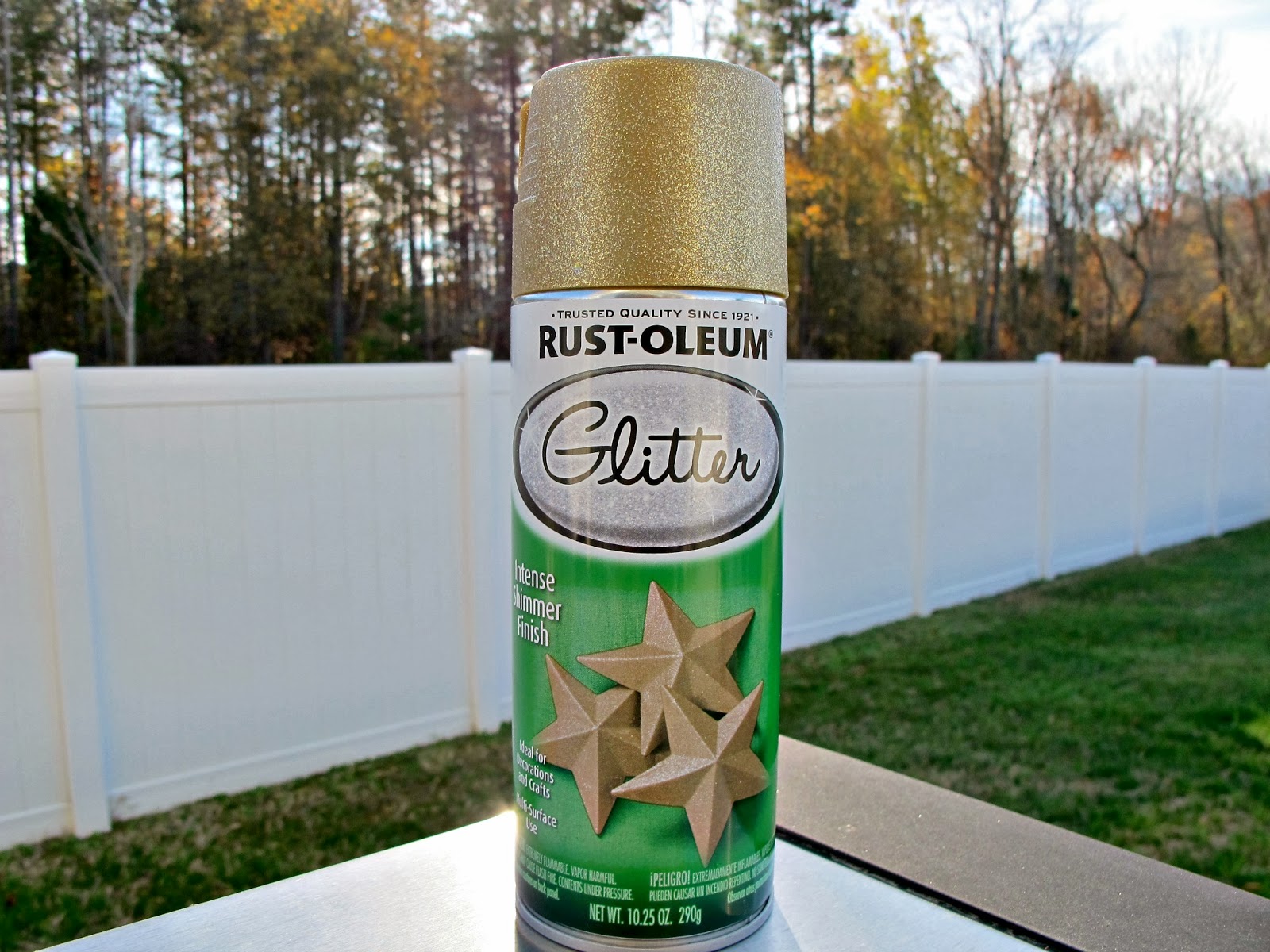 Set This Circus Down diy gold vase