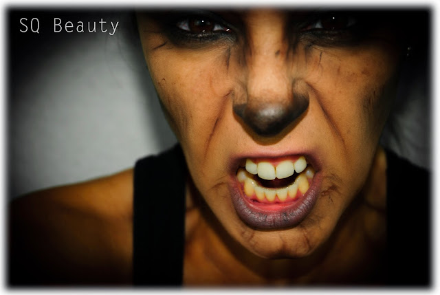 Maquillaje Halloween Hombre Lobo wolf makeup, Silvia Quiros