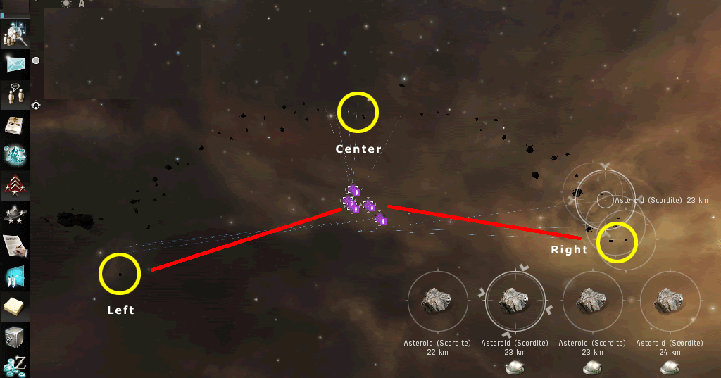 New Eden Mining Eve Online Mining Small fleet mining stepbystep