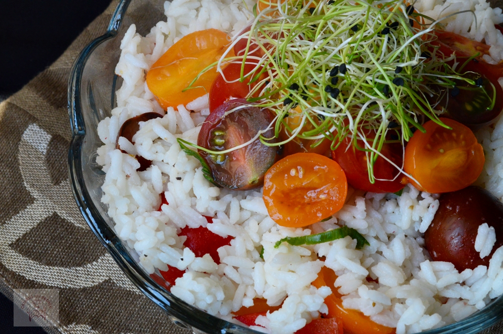 Salata de orez cu rosii cherry CAIETUL CU RETETE