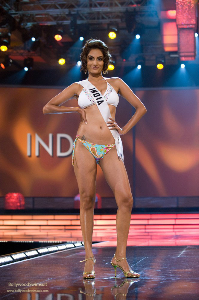 Miss India Universe Ekta Chowdhry In A Bikini Desi Images