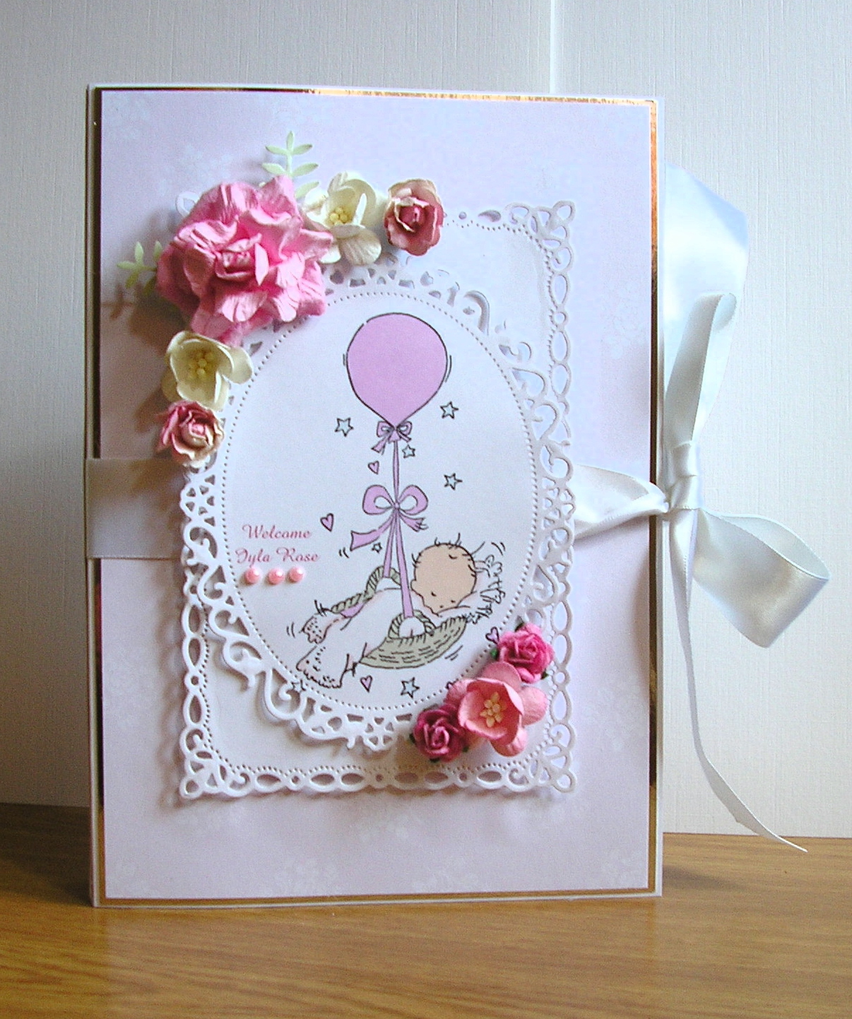 Cards from Lynne`s Loft Baby Book Card