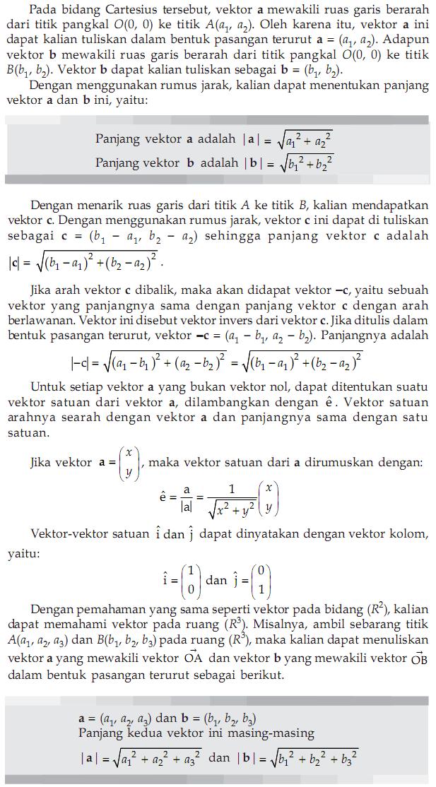 MATEMATIKA DI SMA: MATERI AJAR MATEMATIKA BAB VEKTOR