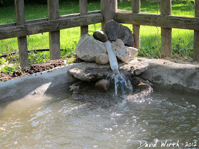 simple easy pond pool waterfall, how to make a waterfall in pond