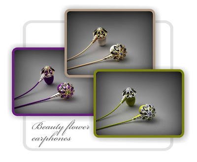 Highly Luxurious – 1st Prize 'Beauty flower earphones' by Csaba Hegedüs