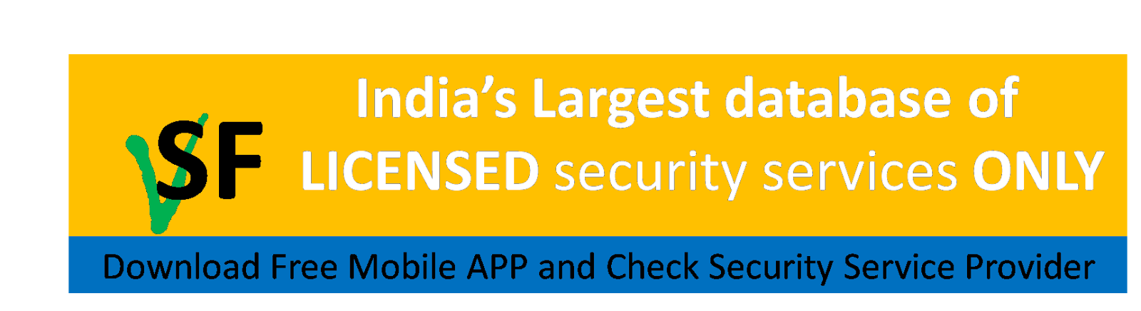 Download Free Mobile APP and Check Security Service Provider