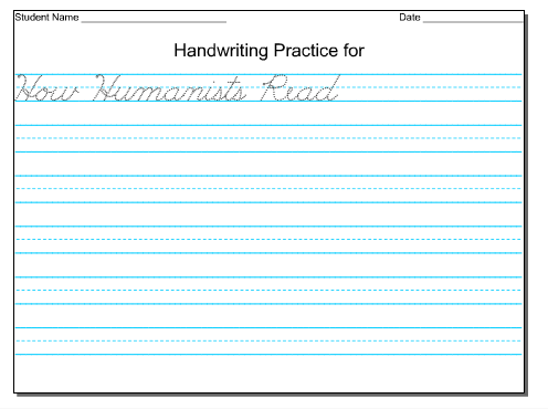 Handwriting Guides