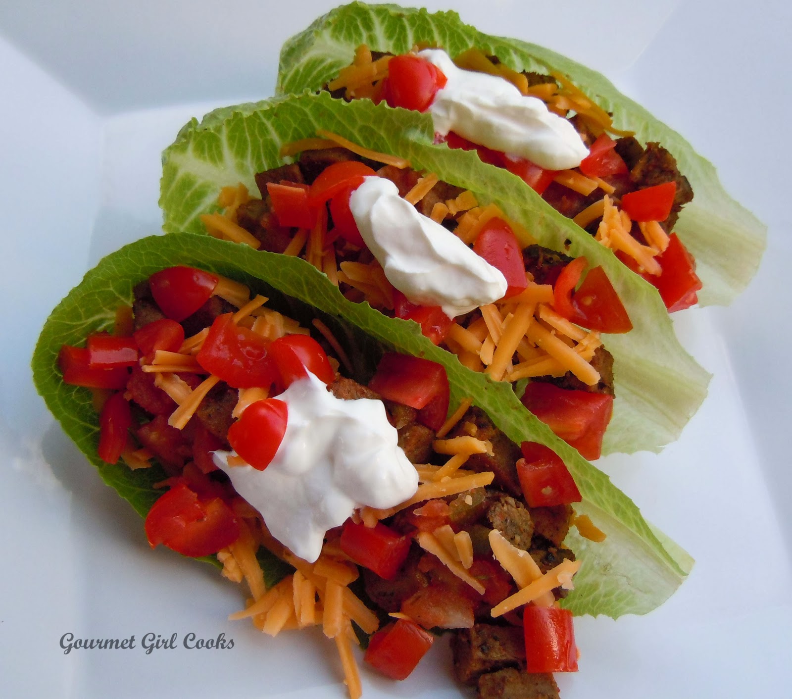 Gourmet Girl Cooks Roast Beef Taco Cups "FreshMex"