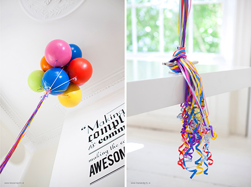 The Badass Balloon Held Reception Desk Design Dublin Based Creative Agency Boys And Girls Designed The Latest Addition To Their Office Awesome Balloon Held Reception Desk