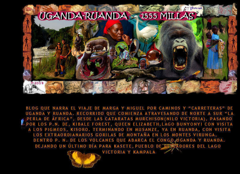 UGANDA-RUANDA 1555 MILLAS