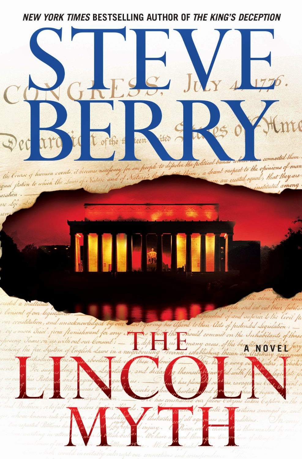 Book Readers Heaven The Lincoln Myth by Steve Berry Raises Major
