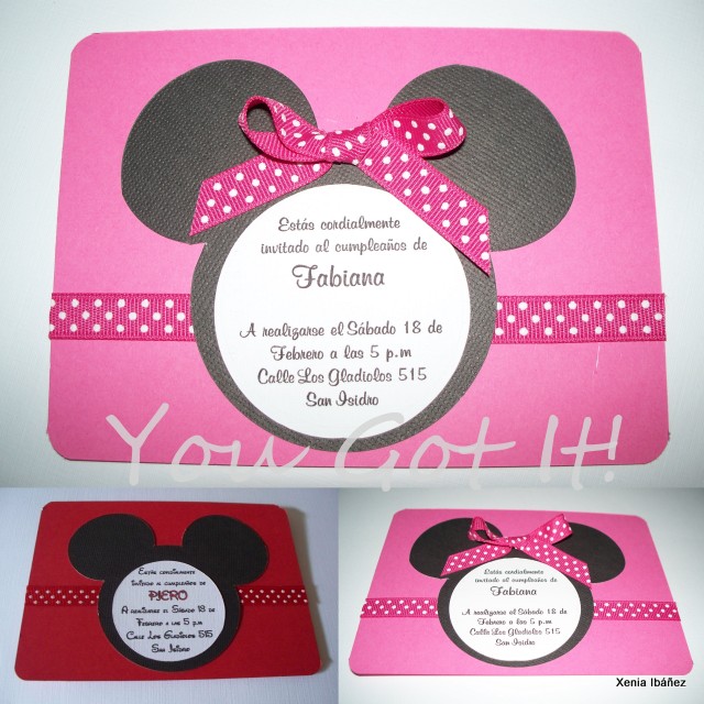 invitacion de fiesta infantil