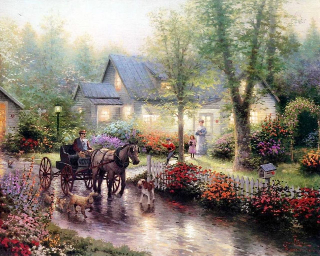 Awetya: Images Thomas kinkade art naturel pic