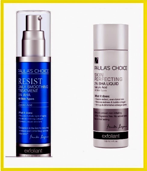 Paula's choice salicylic acid lotion and serum. Chemical exfoliation for blackheads and clear pores. Paula's choice salicylic acid lotion and serum. Chemical exfoliation for blackheads and clear pores.
