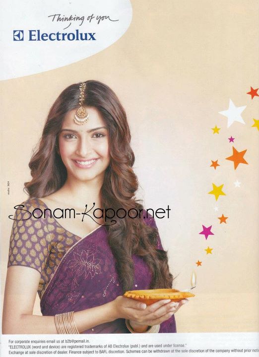 Celeb Ads: Sonam's Electrolux Ad - FamousCelebrityPicture.com - Famous Celebrity Picture 