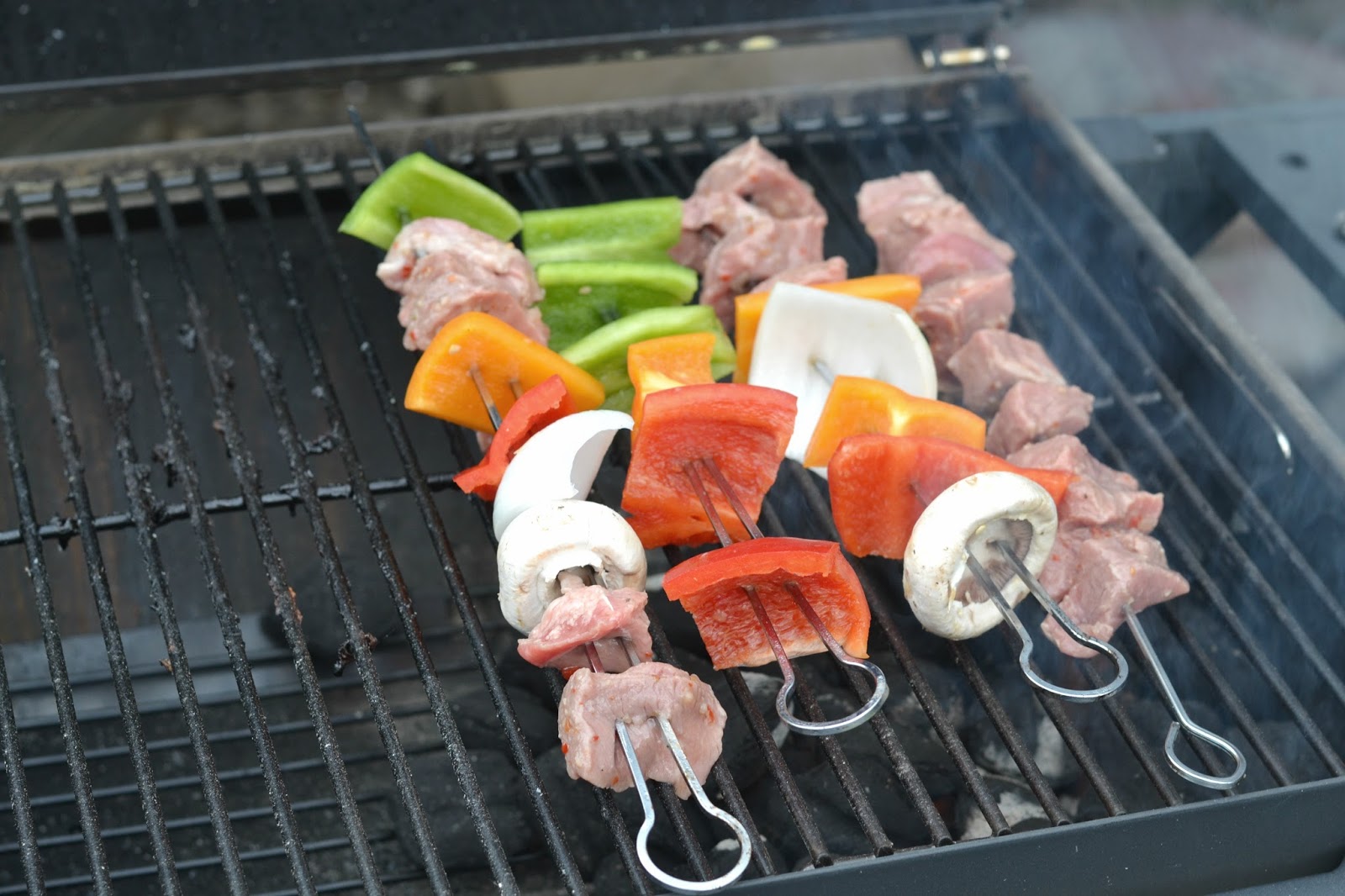 Traditions with Kingsford Charcoal Steak Shish Kabob Recipe