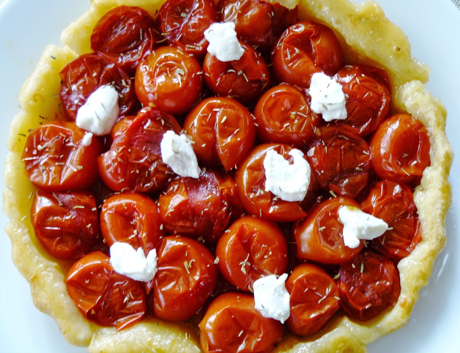 Tarte Tatin Van Tomaat Met Ricotta En Tijm Door Veggie Variation