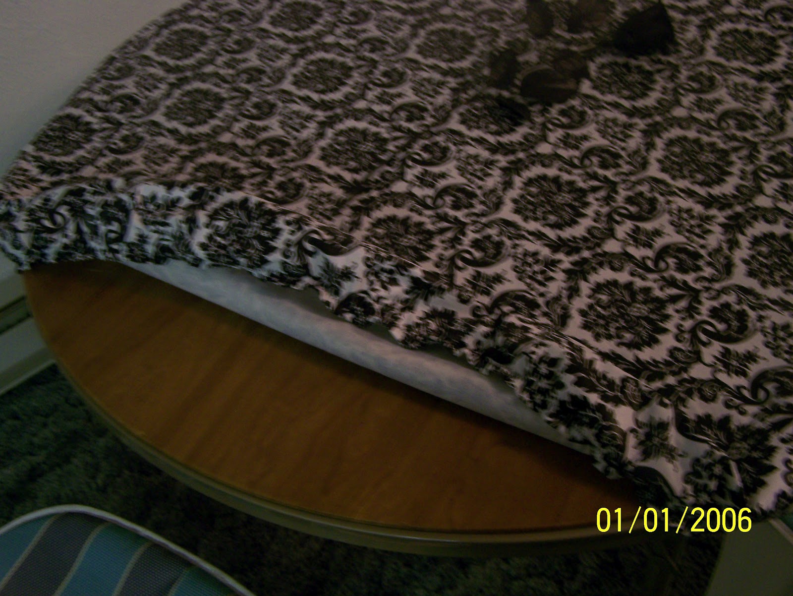 Lisas Crafty Stitches Fitted Vinyl table cloth